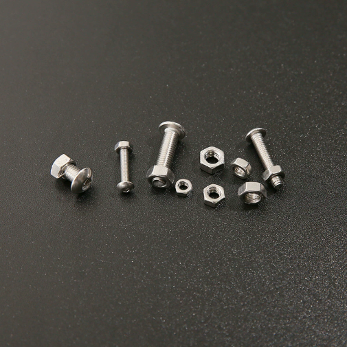 Набір гвинтів і гайок з нержавіючої сталі 304 M3 / M4 / M5 – 500 шт у боксі (шестигранні гвинти)