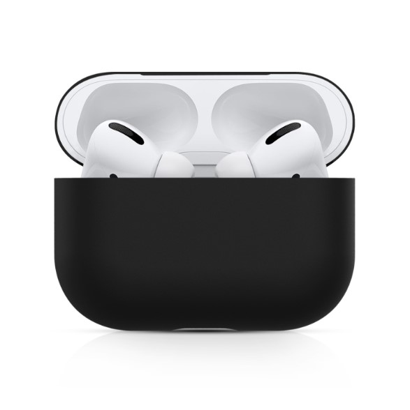 Силіконовий чохол для Apple AirPods Pro (Чорний)