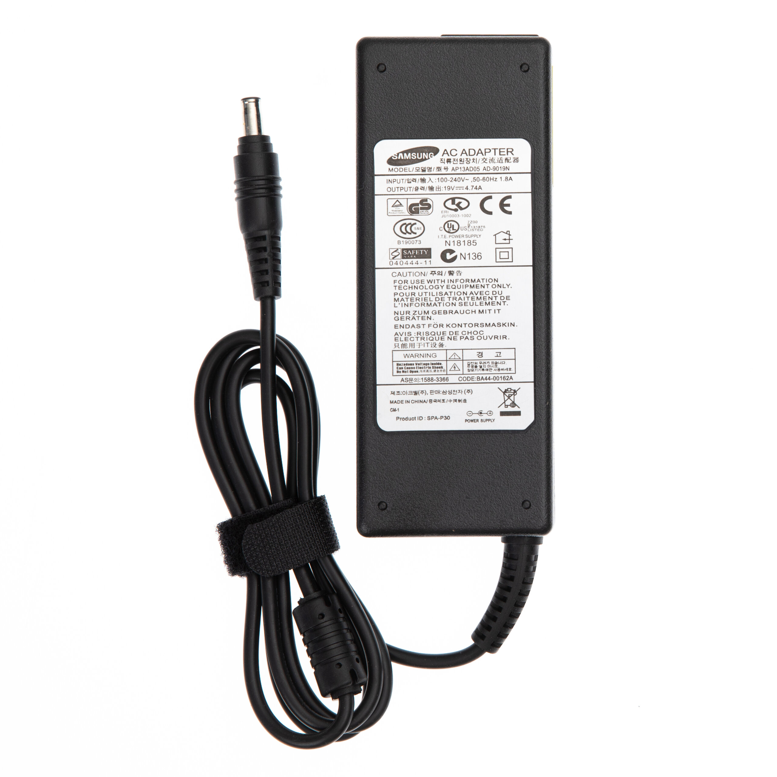 Блок Живлення для ноутбука Samsung (19V 4.74A 90W) 5.5x3.0 мм., универсальный