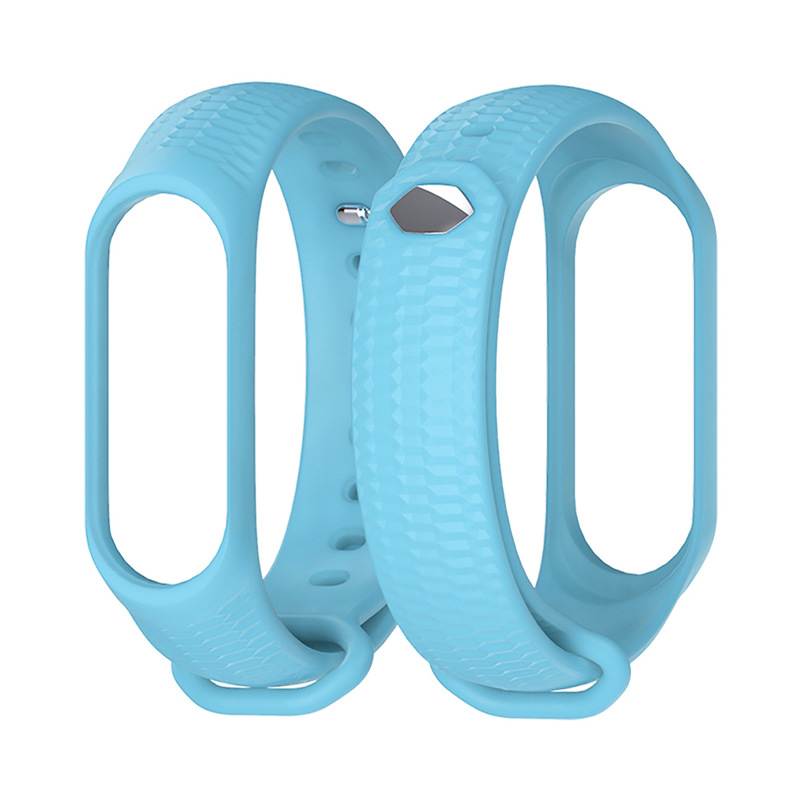 Ремінець силіконовий для MIband 4/5/6 MIJOAS, Червоний (Блактиний)