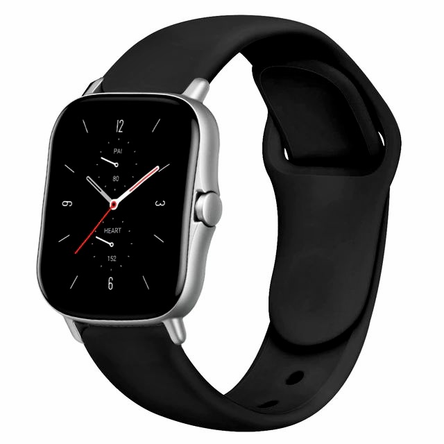 Силіконовий ремінець Classic 20 мм  (Чорний)
