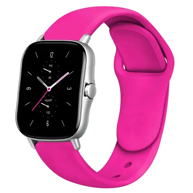Ремінець силіконовий Classic 22 мм (Розовый / Pink)