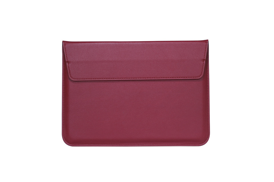 Чохол-конверт-підставка Leather PU для MacBook 13 (Бордовый)