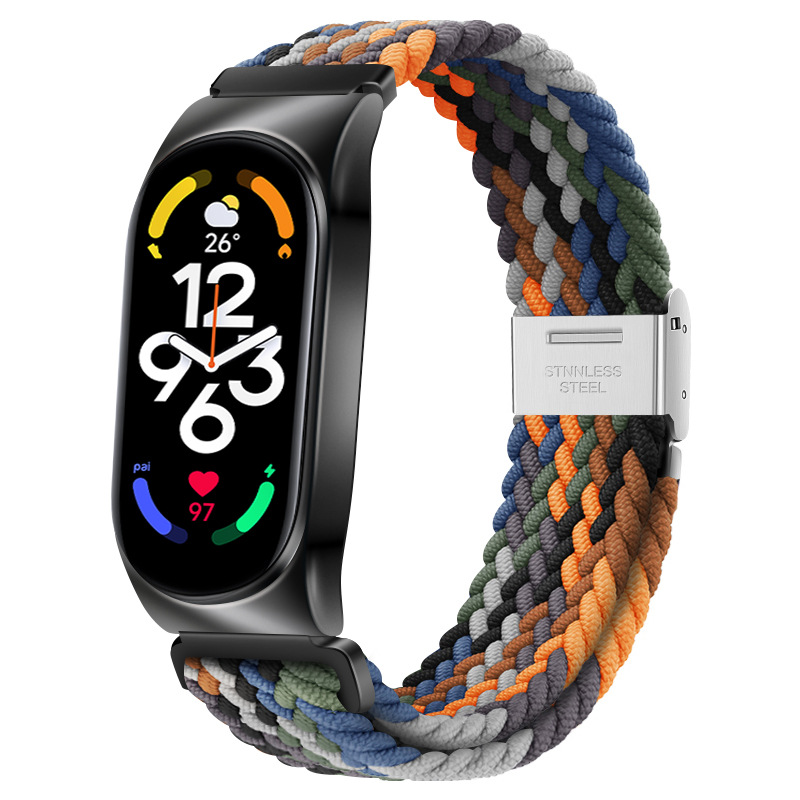 Ремінець для Mi Band 8/9 тканинний (Різнокольоровий 2)