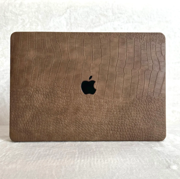 Чохол накладка на MacBook Pro 13  M1/M2/M3 ШКІРЯНИЙ (Коричневий)