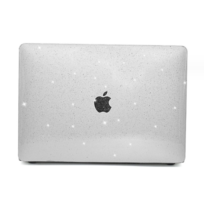Чохол для MacBook Air 13" (2018 - 2020 | M1 | A1932 | A2337) з блискітками (Прозорий)