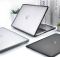 Пластикова накладка c силіконовим бампером для Macbook Pro 13,3" A1989, A2159, A2251, A2289, A2338,  (Прозрачный + черный бампер)