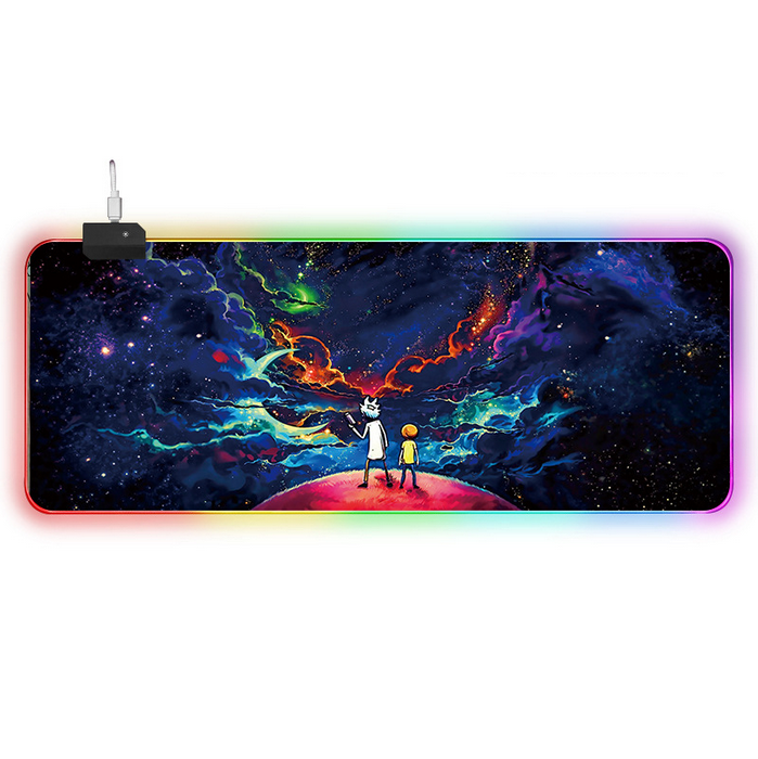 LED килимок для мишки "Rick and morty" 80*30 см (5)