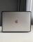 Пластикова накладка c силіконовим бампером для Macbook Pro 16" A2485, A2780 (Прозрачный + серый бампер)