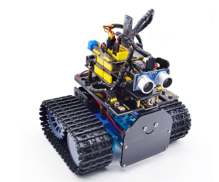 Набір для складання Mini Tank V2.0 від Keyestudio