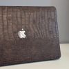 Чохол накладка на MacBook air 13 M1 ( 1932/2337 ) ШКІРЯНИЙ (Coffee)