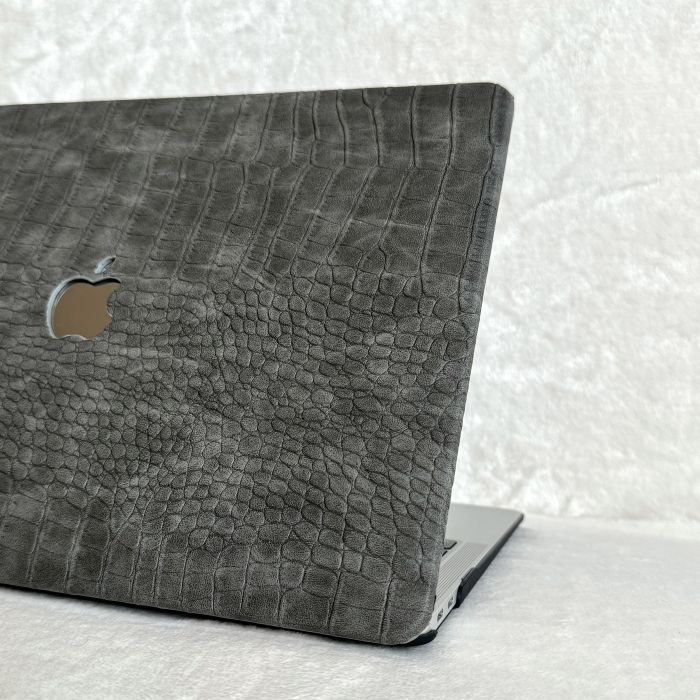 Чохол накладка з еко шкіри на MacBook Air 15 (A2941) (Серый)