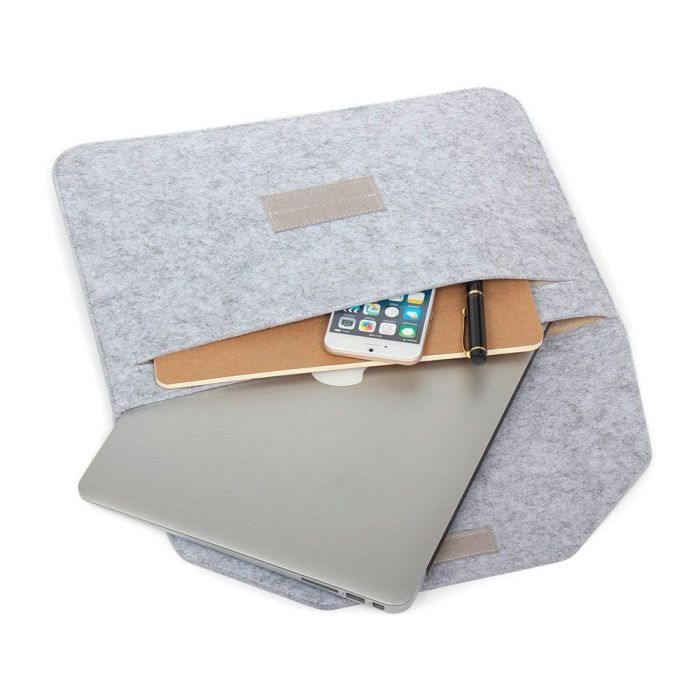 Чохол-конверт із повсті для MacBook 15" Grey