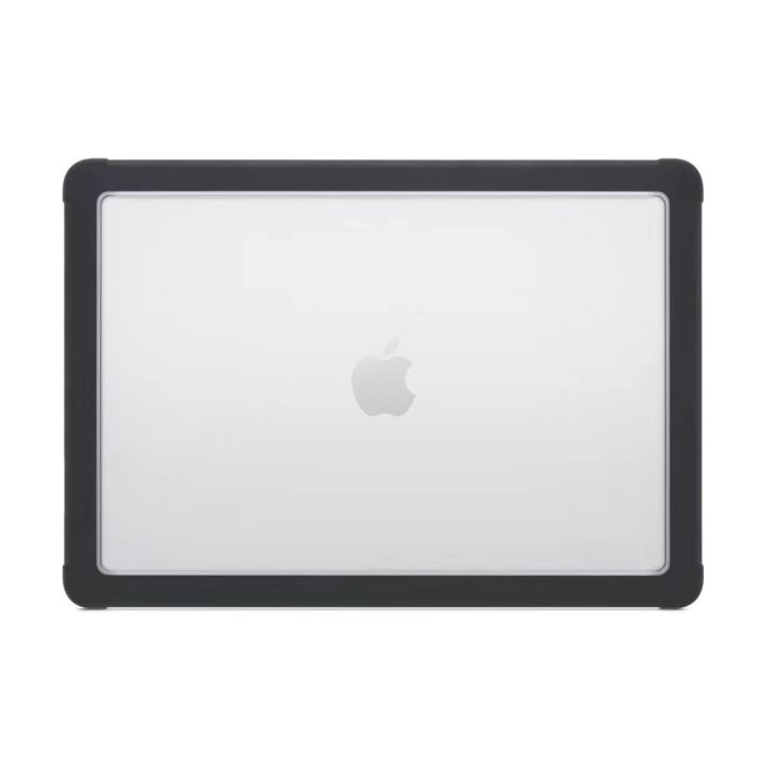 Пластикова накладка з широким бампером для Macbook Air (M1 | A1932 | A2337) Чорний