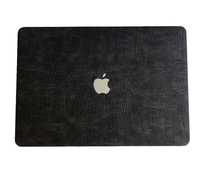 Чохол накладка на MacBook air 13 M1 ( 1932/2337 ) ШКІРЯНИЙ (Чорний)