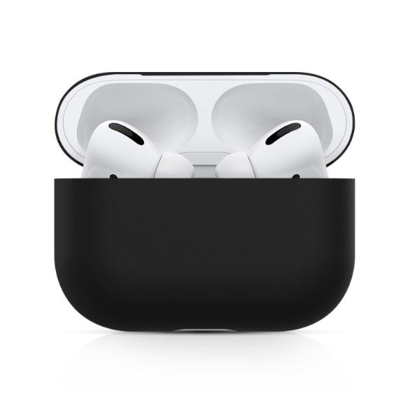 Силіконовий чохол для Apple AirPods Pro (Чорний)
