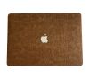 Чохол накладка з еко шкіри на MacBook Air 15 (A2941) (Коричневый, Белый, Синий)