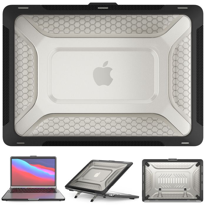 Протиударний чохол з підставкою для Macbook Air 15" A2941,  (Чорний)