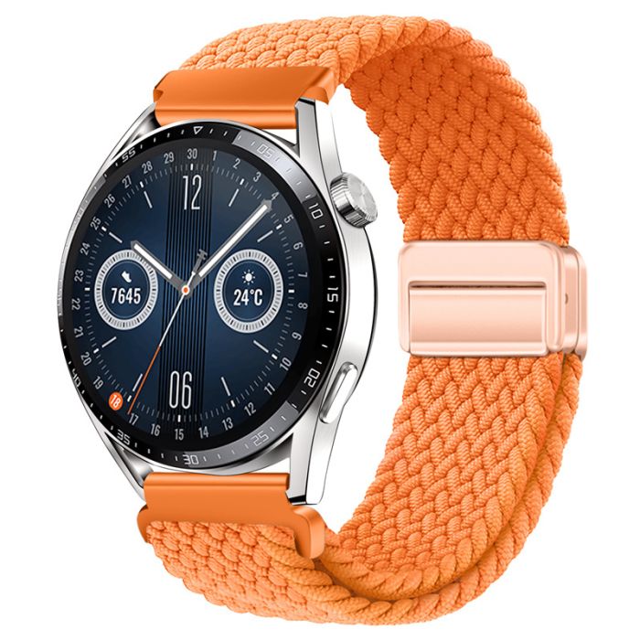 Ремінець тканинний на магнітному замку 20 мм. (Помаранчевий)