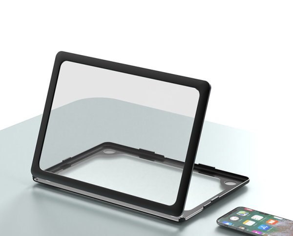 Чохол-рамка захисний для MacBook (прозорий, ультратонкий 0.35 мм, передня + задня панель) (Air 13.3  (1932/2337))