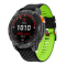 Силіконовий ремінець з карбоновим візерунком 26 мм для Garmin Fenix / Enduro / Tactix (Green)