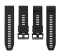 Силіконовий ремінець з карбоновим візерунком  22 мм для Garmin Fenix / Enduro / Tactix (Black)