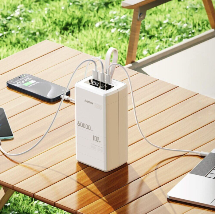 Зовнішній акумулятор(Powerbank)  Remax RPP-650 60000mAh