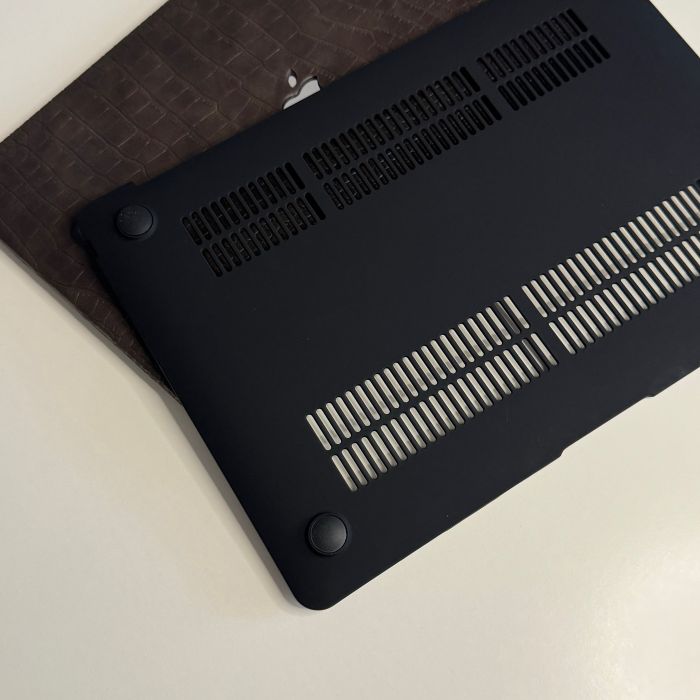 Чохол накладка на MacBook air 13 M2 (A2681) шкіра (Coffee)