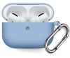 Чохол Силіконовий BlackPink для AirPods Pro Ultra Classic з карабіном, Зелений (Блакитний)