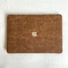 Чохол накладка на MacBook air 13 M2 (A2681) шкіра (Коричневий)