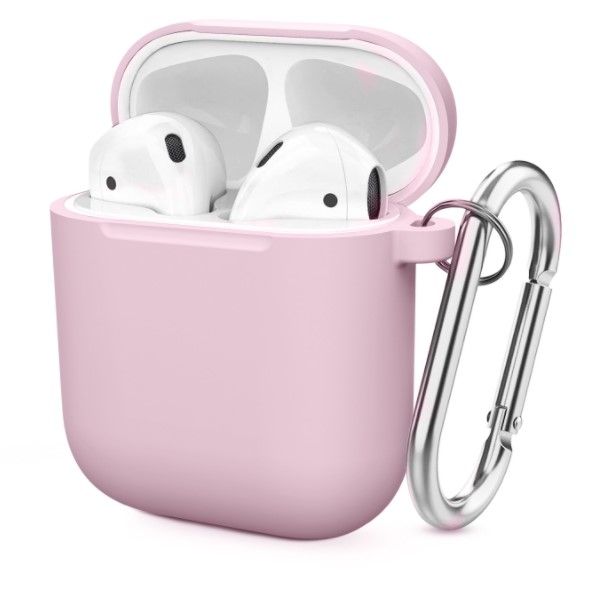 Чохол BlackPink для AirPods Ultra Classic з карабіном, Блакитний (Рожевий)