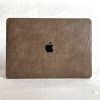 Чохол накладка на MacBook air 13 M2 (A2681) шкіра (Темно-Коричневый)