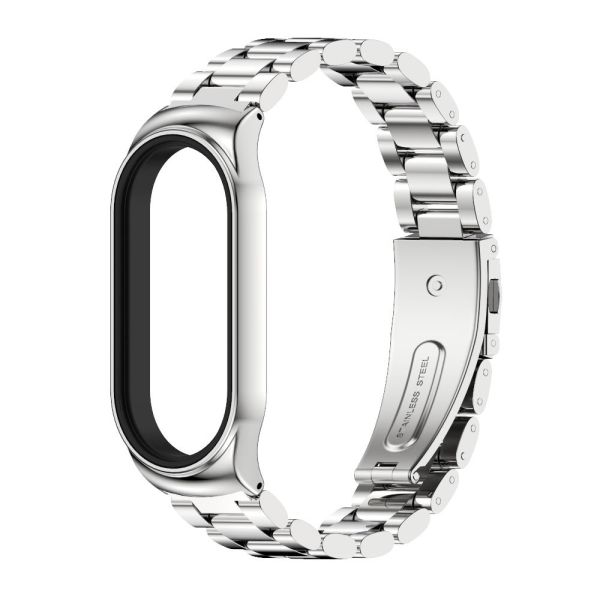 Ремінець металевий для Miband 8/9 MIjoas (Срібний)