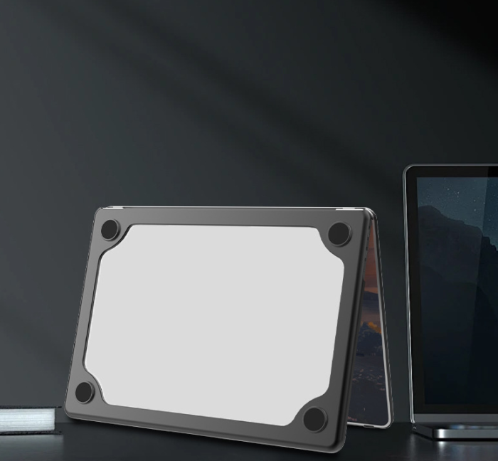 Чохол-рамка захисний для MacBook (прозорий, ультратонкий 0.35 мм, передня + задня панель) (Air 15.3 )
