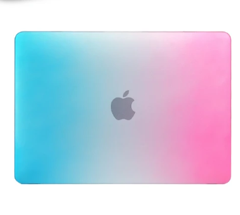 Чохол для MacBook Air 15.3" (2023) A2941/3114/3241 (Розовый, Голубой, Синий)