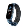 Ремінець BlackPink Силіконовий Хакі для Mi Band 5, Сірий (Синий)