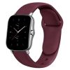 Ремінець силіконовий Classic 18 мм, Green brick (Винный)
