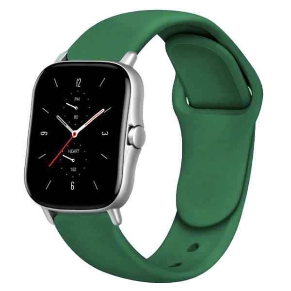 Ремінець силіконовий Classic 18 мм, Green brick (Grass green)