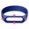 Тканинний монобраслет Braided Solo Loop для Xiaomi Mi Band 3 | 4 | 5 | 6 (S - 160 мм), Чорний (Синій)