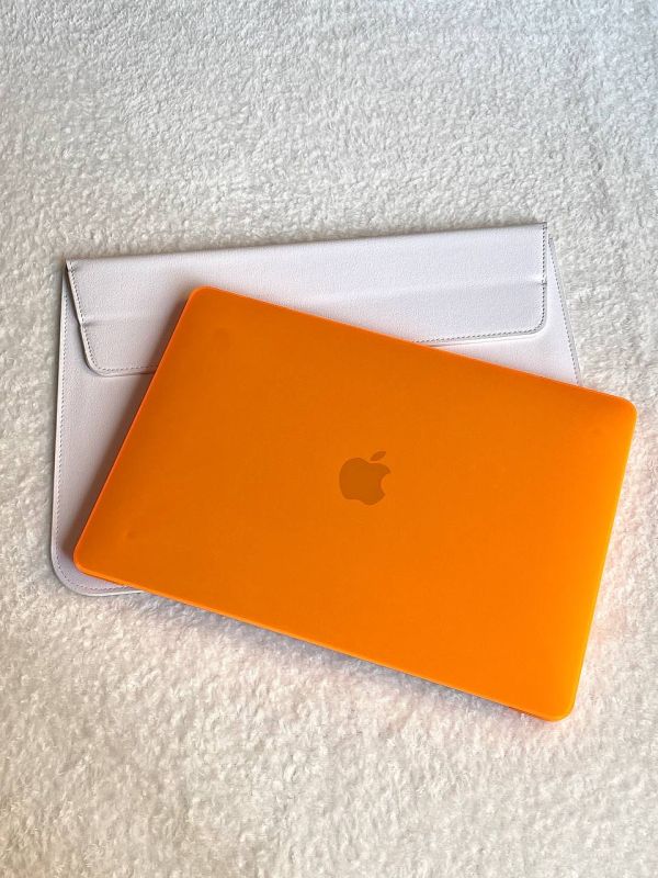 Чохол для MacBook Air 13" (2018 - 2020 | M1 | A1932 | A2337) матовий (Оранжевый)