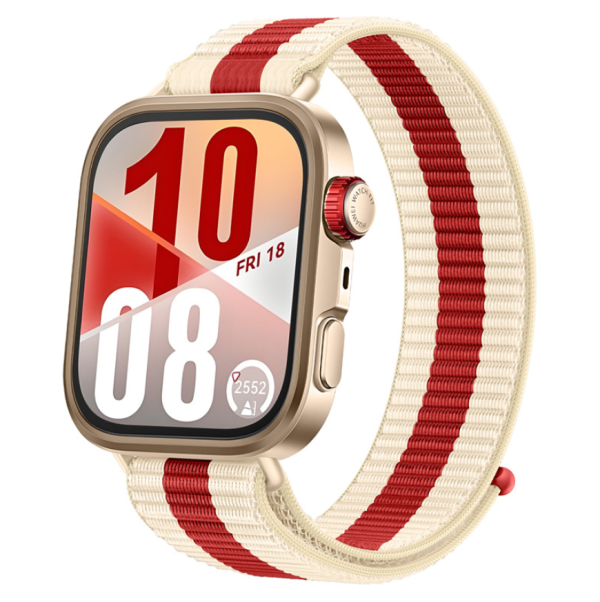 Нейлоновий ремінець-петля для Huawei Watch Fit 4 / Watch Fit 3 (red)