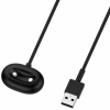 Зарядний кабель USB для Google Pixel Watch 4, магнітна зарядка 2-pin, 1 м, 5V/1A (чорний)