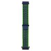 Ремінець Sport Loop для смарт годинників - 22 мм  (Bright green with blue)