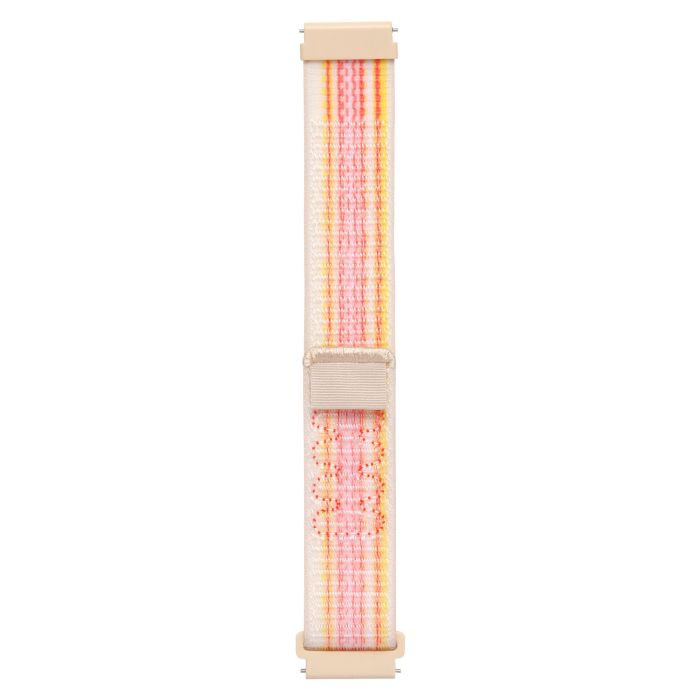 Ремінець Sport Loop для смарт годинників - 22 мм  (Starlight with Pink)
