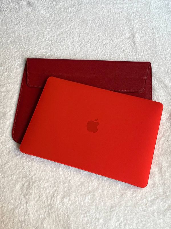 Чохол для MacBook Air 13.6" M2 ( Model - A2681 ) Матовий (Червоний)