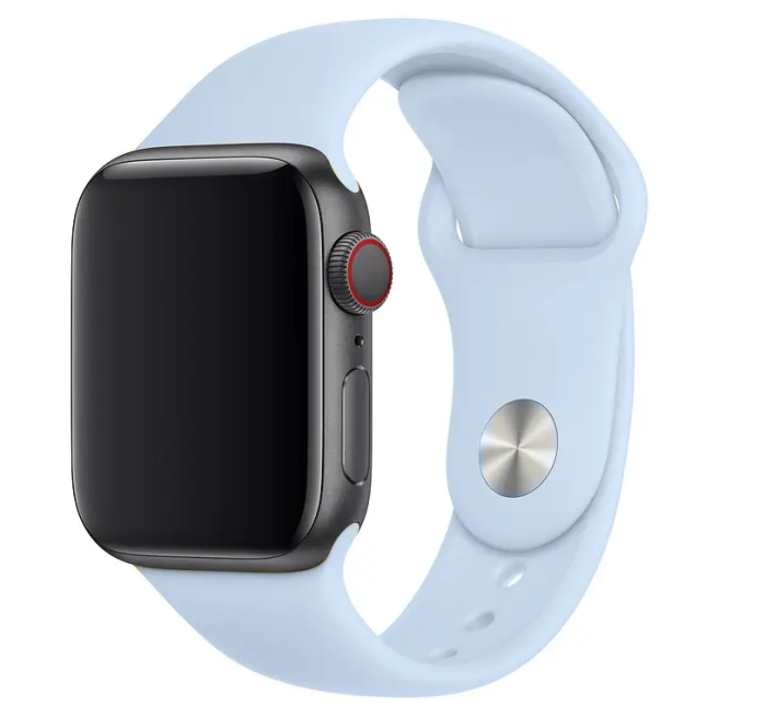 Ремінець силіконовий для Apple Watch 38/40/41 AAA+, Зелений (Блактиний)