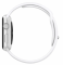 Ремінець силіконовий для Apple Watch 38/40/41 AAA+, Зелений (Білий)