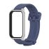Силіконовий ремінець для Redmi Smart Band 3 / Mi Band 9 Active (Синій)