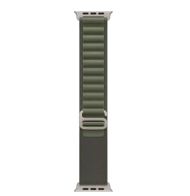 Тканинний ремінець Alpine LOOP Apple Watch 38/40/41 AAA+, Помаранчевий (Зеленый)