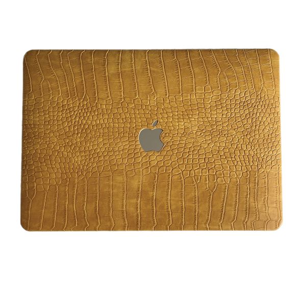 Чохол накладка шкіряна на MacBook Pro 16.2 A2485 | A2780 (пісочний)